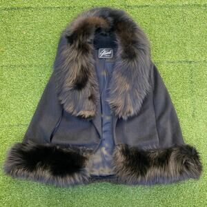 Stewart's of Baltimore Women's 1980's Vintage Fur Shawl Vest